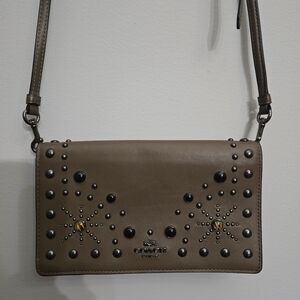 Coach Brown Studded Women's Bag